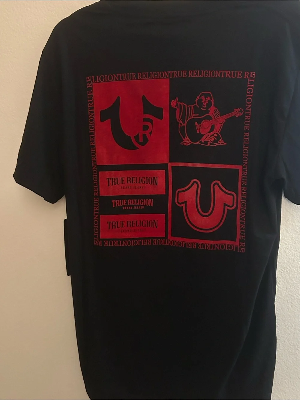 True Religion straightforward patch black